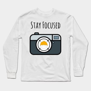 Stay Focused Boy Concentration Span Management Long Sleeve T-Shirt